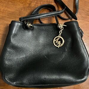 Micheal Kors purse bag black leather